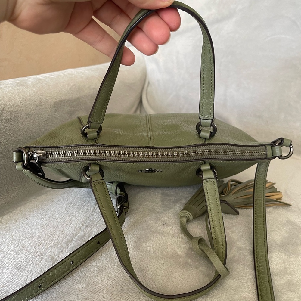 Green Coach crossbody bag - Picture 7 of 9
